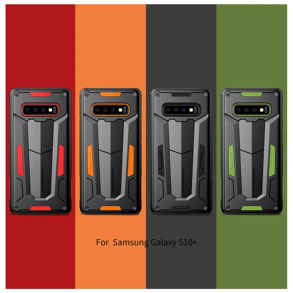 Nilkin для samsung Galaxy S10 S9 S8 Plus чехол-накладка NILLKIN Defender прочная защита для задней панели прочный Чехол-броня для samsung Note 9 8