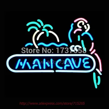 

MANCAVE Parrot Neon Light Signs Glass tube neon lamp For room Bedroom Decor Beer bar signs wall lights party decoration light