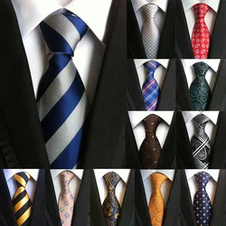 New 60 Styles Paisley Stripes Ties for Men Classics Business High Weft Density Flower Pattern Necktie Luxury Wedding Accessories
