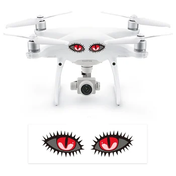 

4pairs Easy Install Drone Accessory Durable Removable Convenient Styling Decorative Stickers Self Adhesive For DJI Phantom 4