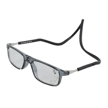 

360 Degree Folding Hanging Men Women Reading Glasses Visual Aid Reading Aid Eyeglasses Magnet Adjustable