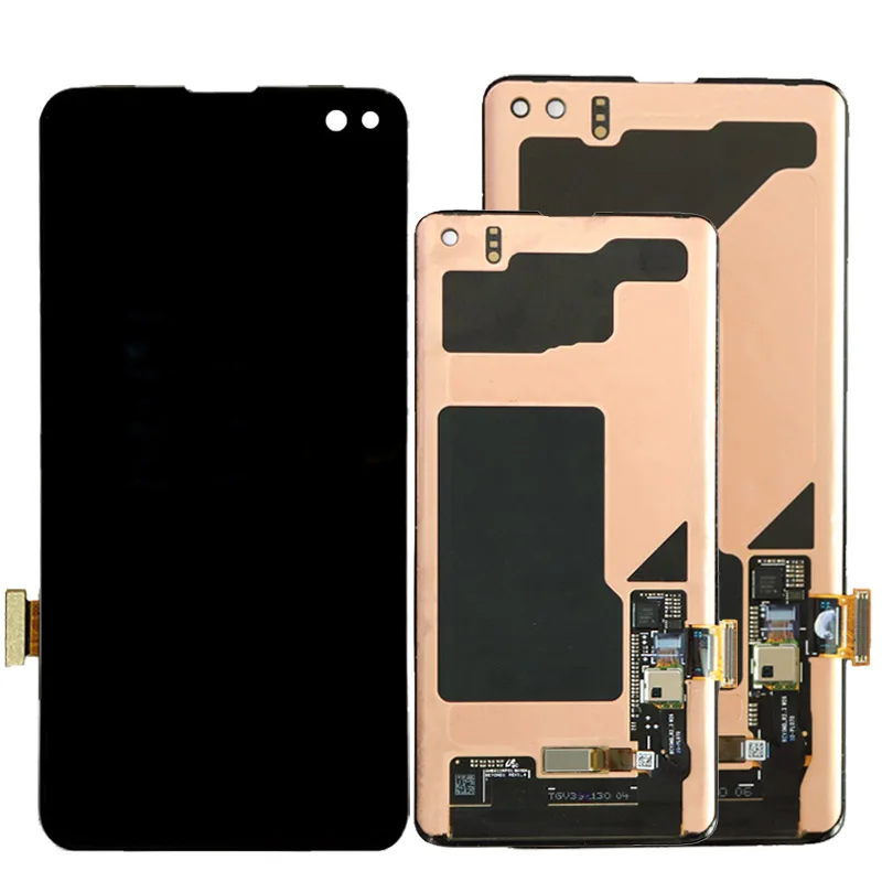 Оригинальный S10 ЖК дисплей для Samsung Galaxy плюс сенсорный экран с рамкой активно