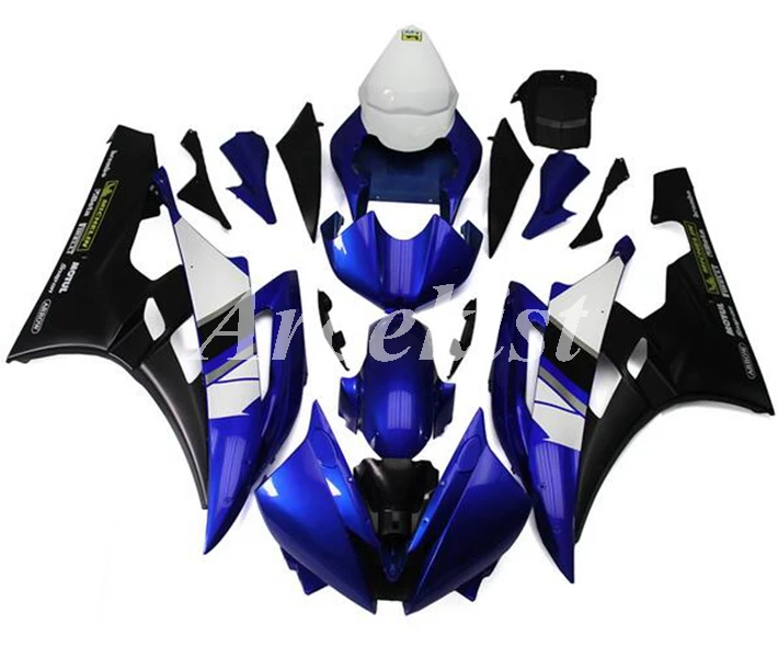 4 подарки(литьевая форма) ABS мотоцикл обтекатели комплект для YAMAHA YZF-R6 2006 2007 06 07 R6 кузов набор синий