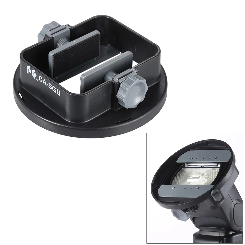 CA-SGU Универсальный кронштейн-адаптер для вспышки Speedlite для Nikon Canon Speedlight Barn дверной софтбокс Mini Refelctor