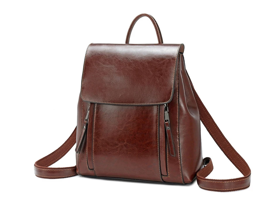REALER ретро женский рюкзак школьные сумки для девочек-подростков кожаный школьный рюкзак для женщин Большой Вместительный рюкзак сумка через плечо