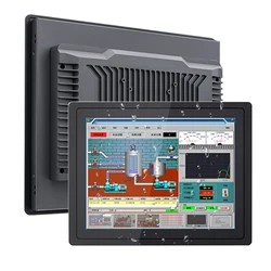 Mini computador da tabuleta 19 polegadas encaixado industrial tudo em um tela táctil capacitivo do pc para a máquina de encomenda do auto serviço