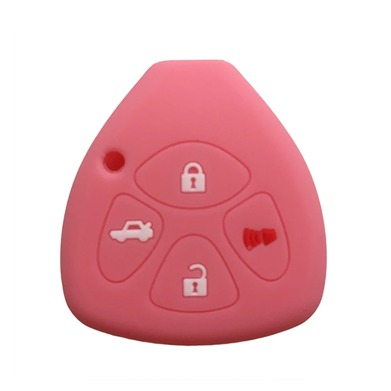 thumbnail image 1 of Estuche para llaves para Toyota Yaris/Vitz Auris Mk I 2007 Corolla Verso Hilux 7 RAV4 Porte Camry Funda para llave de coche Llavero 2/3/4 botones, 1 of 5