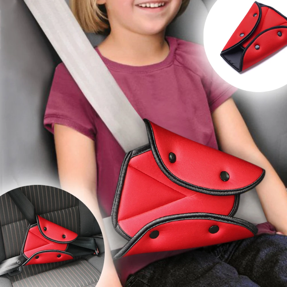 Adjustable Car Children Seat Safety Belt Cover Shoulder Belt Fixer Anti