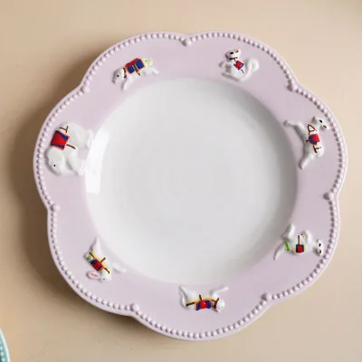 pink plate