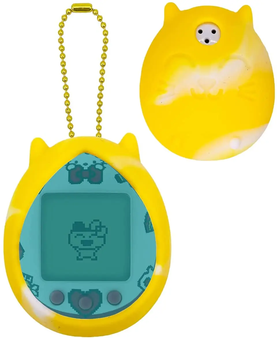 Silicone Pele Protetora Capa para Tamagotchi Kitty Luva Shell Pac-man Device Anel Colorido Também se Encaixa Incluído - Image 5