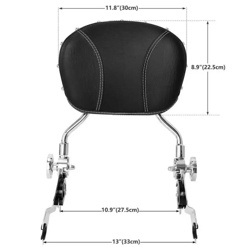 Двигатель мотоцикла регулируемая съемная спинка Сисси Бар для Harley Road King Electra Street Glide 2009- Touring модели