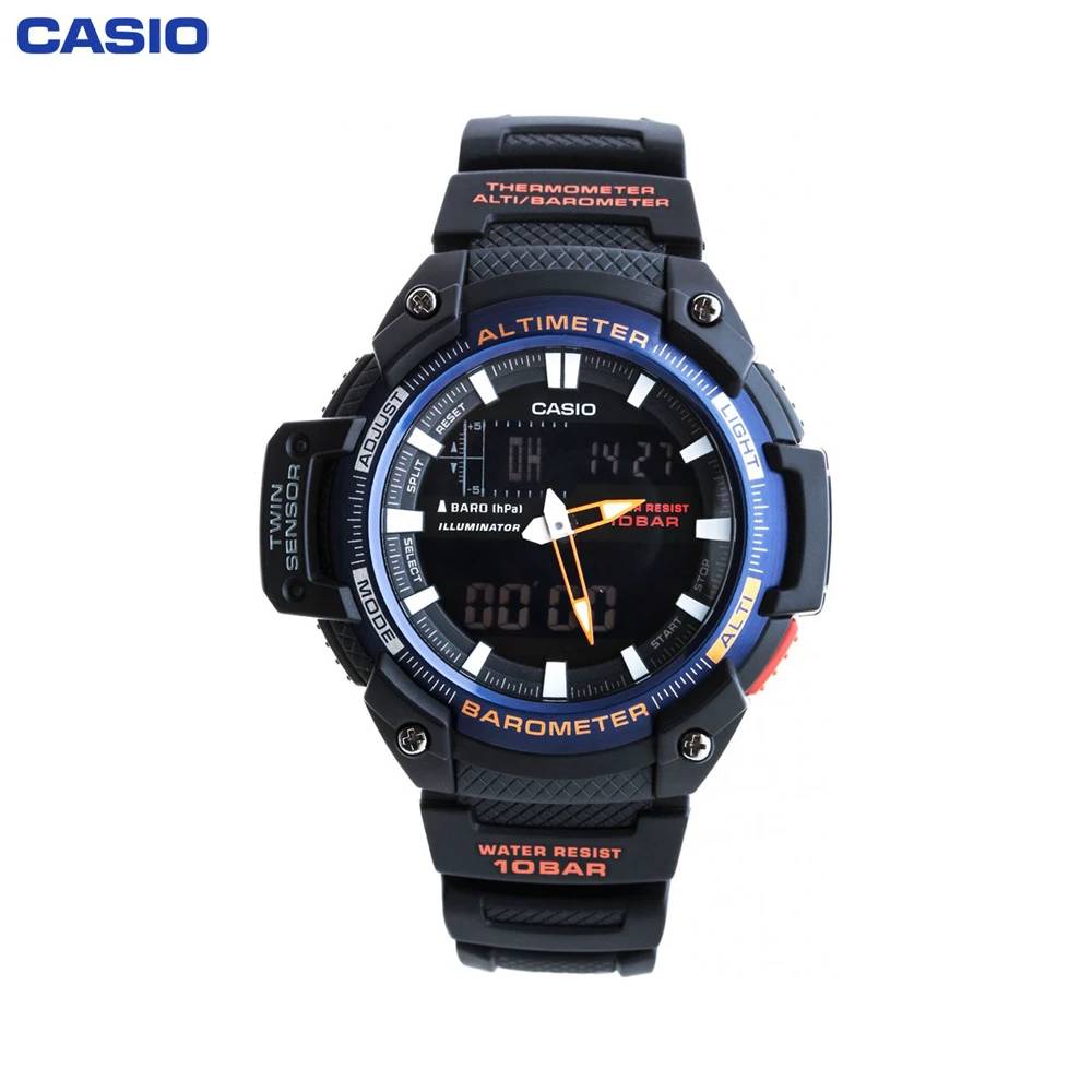 Наручные часы Casio SGW-450H-2B мужские электронные на пластиковом ремешке