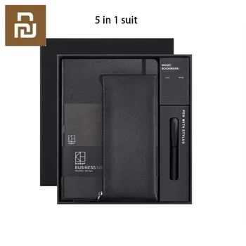 

5 in 1 Youpin Kinbor Business Suit Pen Notebook Bookmarks Pencil Case Office Gift Suit Practical High Quality