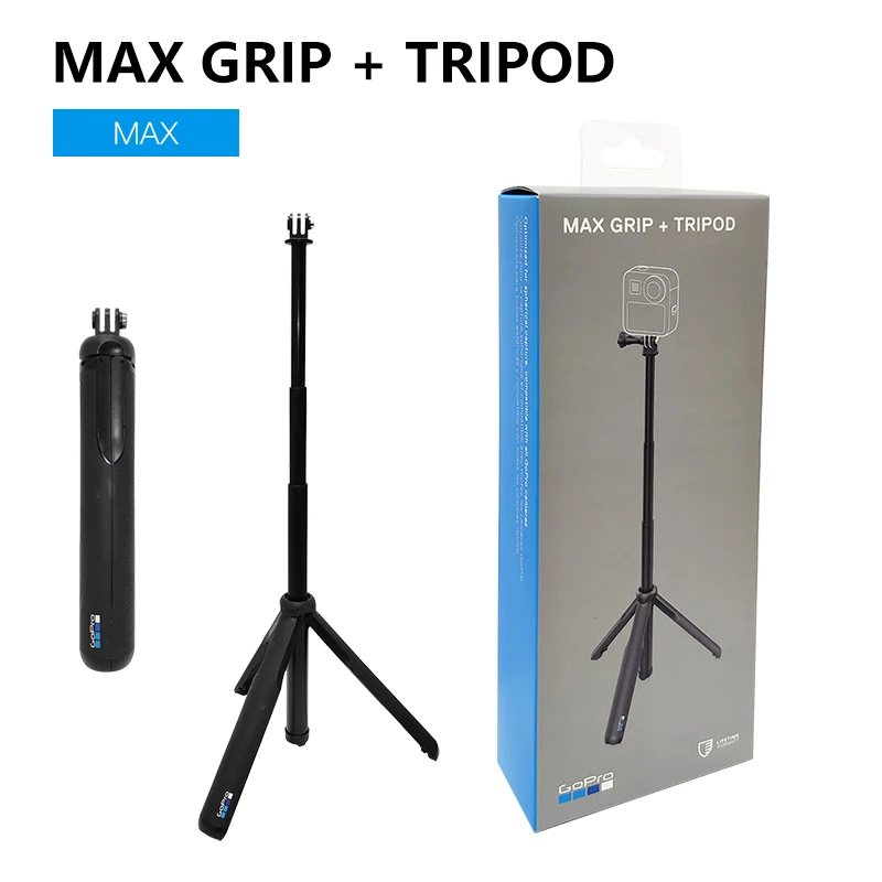 GoPro Original MAX Grip + Tripod GoPro Accessories for all HERO cameras  gopro accessory for Selfie Mount Shooting Pole