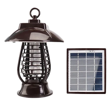 

Solar Mosquito Killing Lamp Solar Charging Garden Outdoor Electronic Mosquito Trapping Lamp for Outdoor, Courtyard