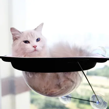 

Cat Window Hammock For Pet Removable Bed Mount Window Pod Lounger Suction Cups Cat hammock House Pet Cat Supplies #N