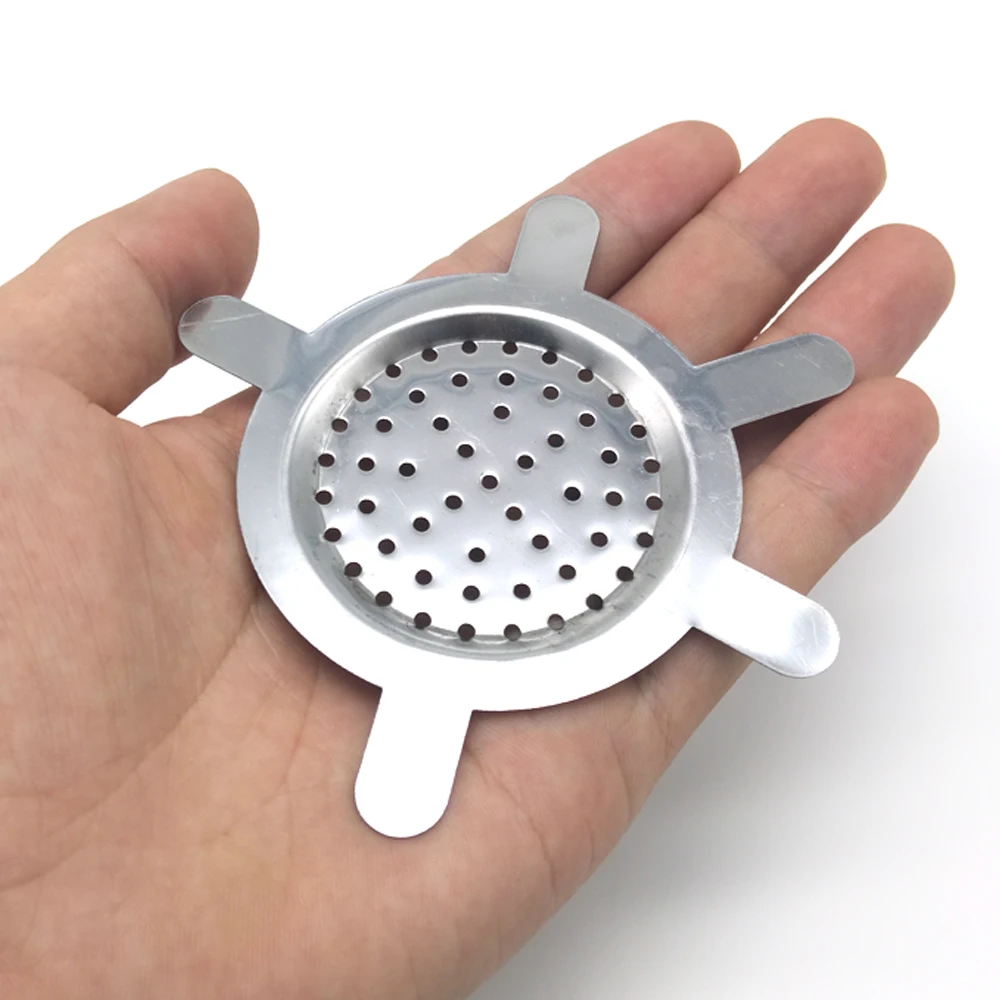 Hookah Holder Hookah Accessories Simlpe Metal Charcoal Holder With Hole Silver chicha Shisha Narguile Metal Screens Bulk