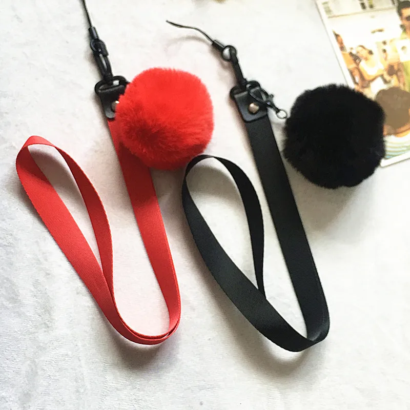 Мобильный Ремень для телефона Hairball талреп для huawei samsung IPhone Мода телефон Аксессуары смарт PhoneLanyard кулон