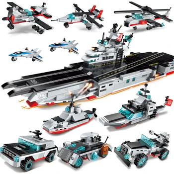 

Enlighten Models Building toy Compatible with E1406 643pcs 8 in 1 Blocks Toys Hobbies For Boys Girls Model Building Kits
