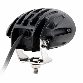 

Lamp LED Work Light Fog Spot W/ Mounting Bracket Parts 4D Lens Yellow Off-road