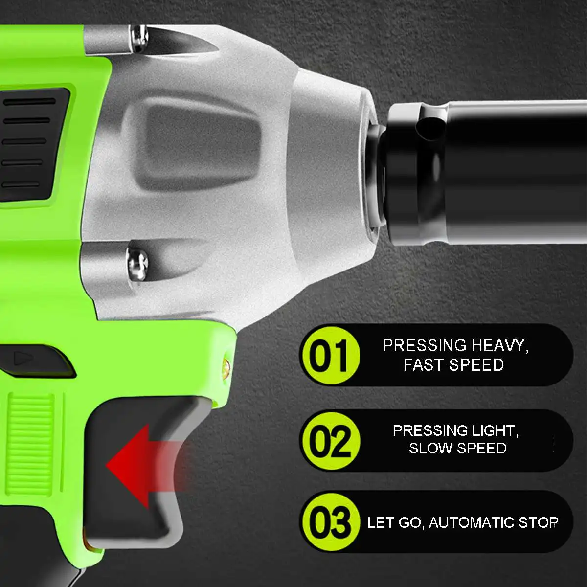 Электрический гаечный ключ Drillpro 13000 мАч нм многофункциональная аккумуляторная батарея Аккумуляторный Электрический ударный гайковерт деревообрабатывающий