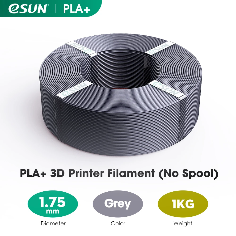 eSUN 3D Filament Reusable Spool Refill Transparent 3D Printing Removable Filament Spool For 1KG PLA PETG Spooless Refilament abs pla petg 3D Printing Materials