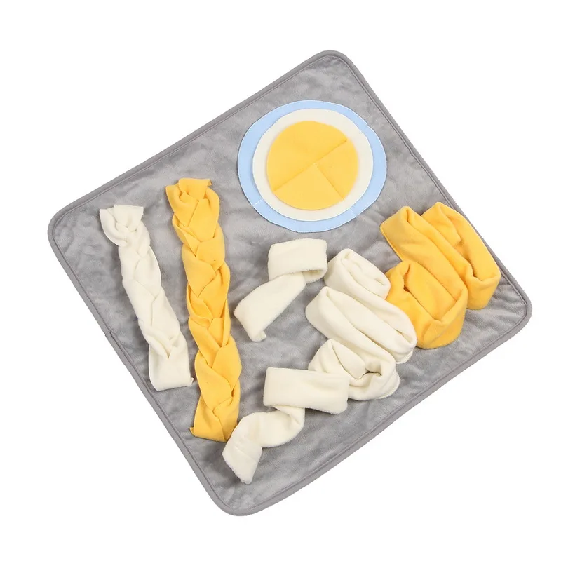 1pc 6 Коврики для собак, тренировочная игра, отличный дизайн, одеяло для питомцев, одеяло для жевания, кусания, для забавной тренировки носа, домашние подушечки для собак, Новинка - Цвет: 1pc 6