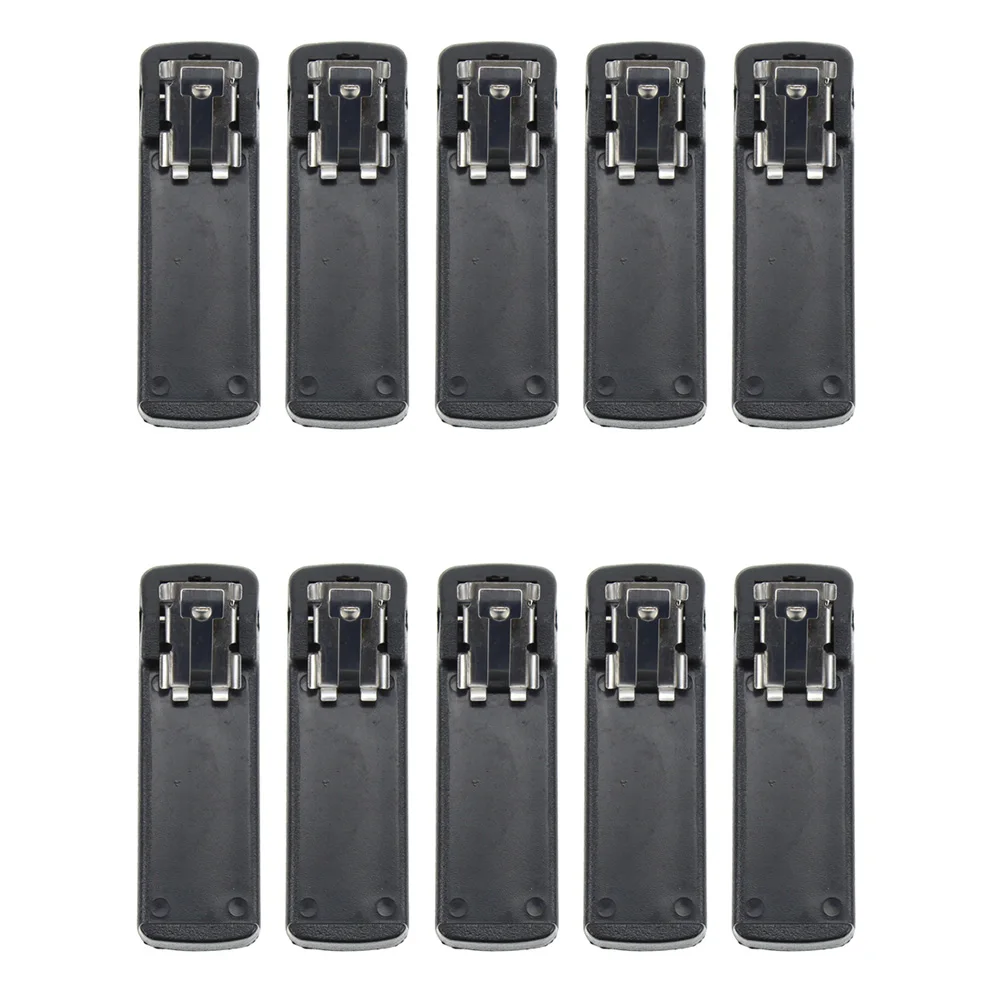10X Зажим для ремня для Motorola MT2100 MTS2000 MTX838 MTX8000 MTX9000 иди и болтай Walkie Talkie - Цвет: Black