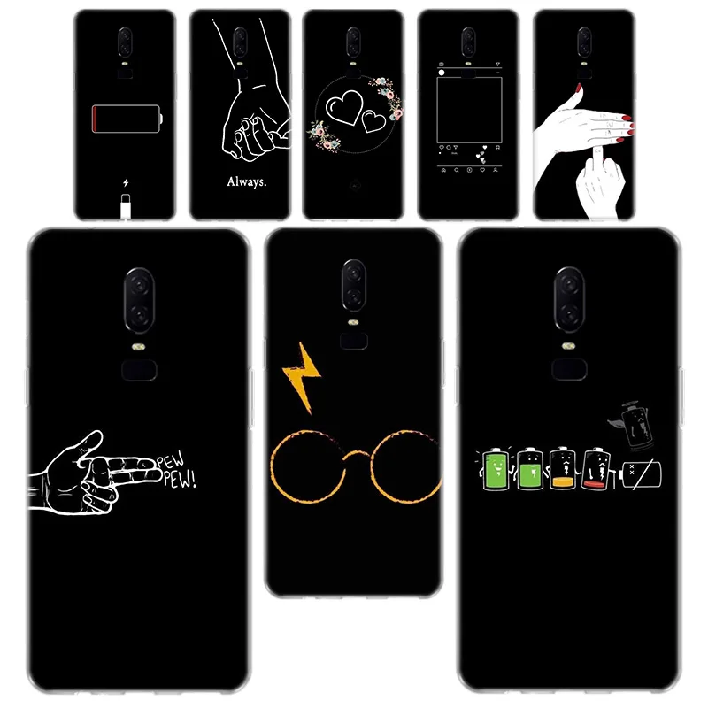 

Erilles Phone Case Cool Fashionable Phone Coque For Oneplus 1+7 Pro 6 6T 5 5T 3 3T 7Pro Soft Silicone Phone Shell