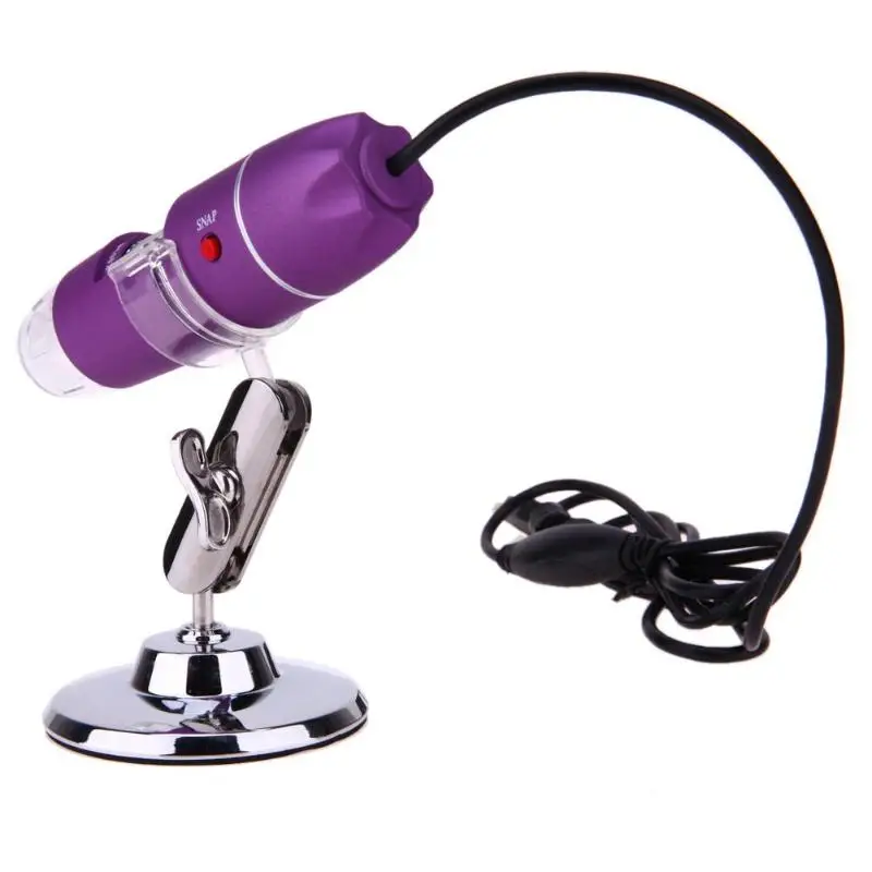 50X-500X USB Digital Microscope Skin Hair Analyzer Follicle Scalp Detector OTG Function High Definition Skin Tester Adjustable
