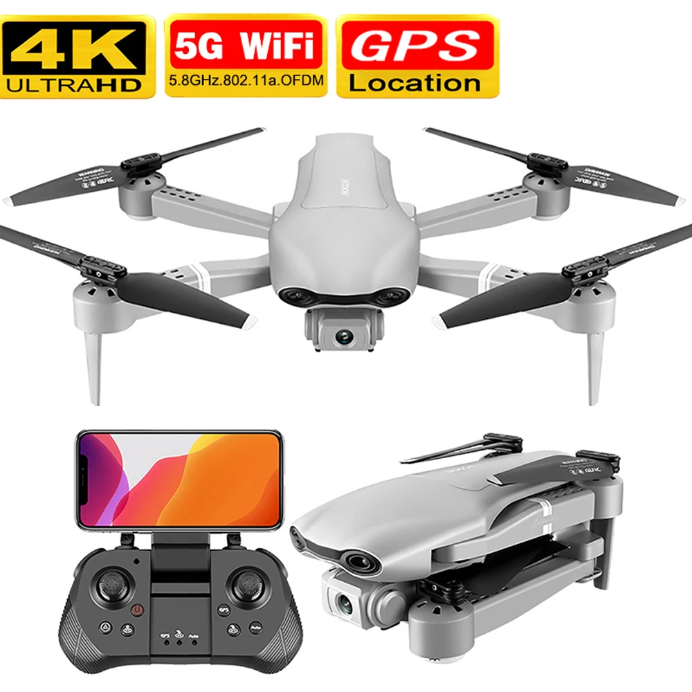$89.68 F3 Rc Drone GPS 4K 5G WiFi Live Video FPV Quadrotor Flight Minutes Distance 500m Drone HD W