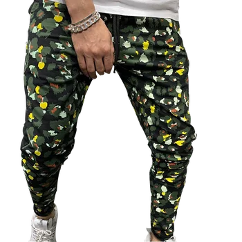 

GYMLOCKER new 2019 camouflage Pants men Fitness Jogger Sweatpants Trousers Casual Quick drying Slim gyms Pants Men Pants