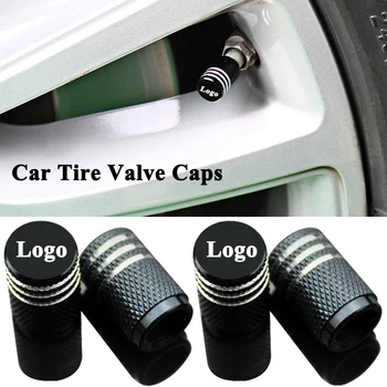 

4pcs/set Car Tire Valve Cap Aluminum Alloy Wheel Valve Mouth Cover Styling Accessories for Audi A3 A4 A5 S3 S6 RS3 RS6 Q3 Q5 TT