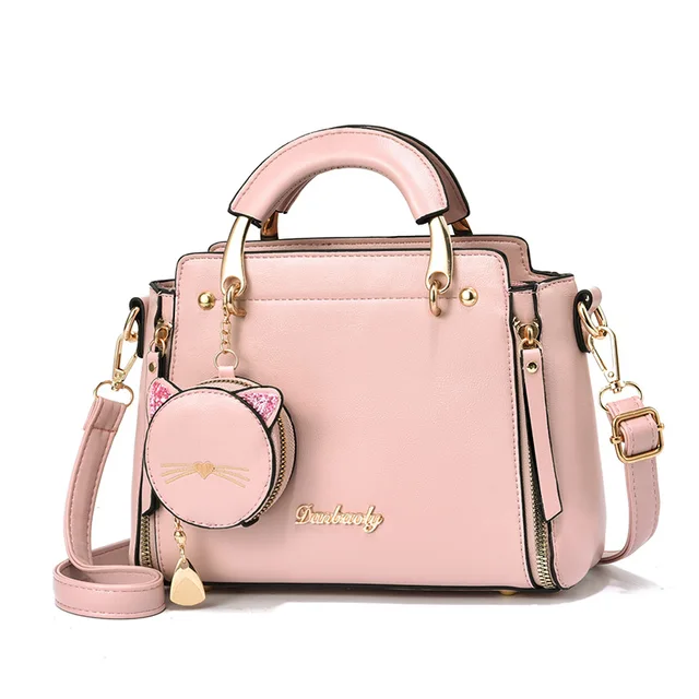 Women's Bags 2022 New Trendy With Small Headphone bag Fashion Handbags Atmosphere All-match Ladies Messenger Bags Shoulder Bags Pink