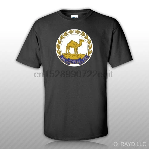 Eritrean Emblem T-Shirt Tee Shirt Free Sticker Eritrea flag ERI ER |