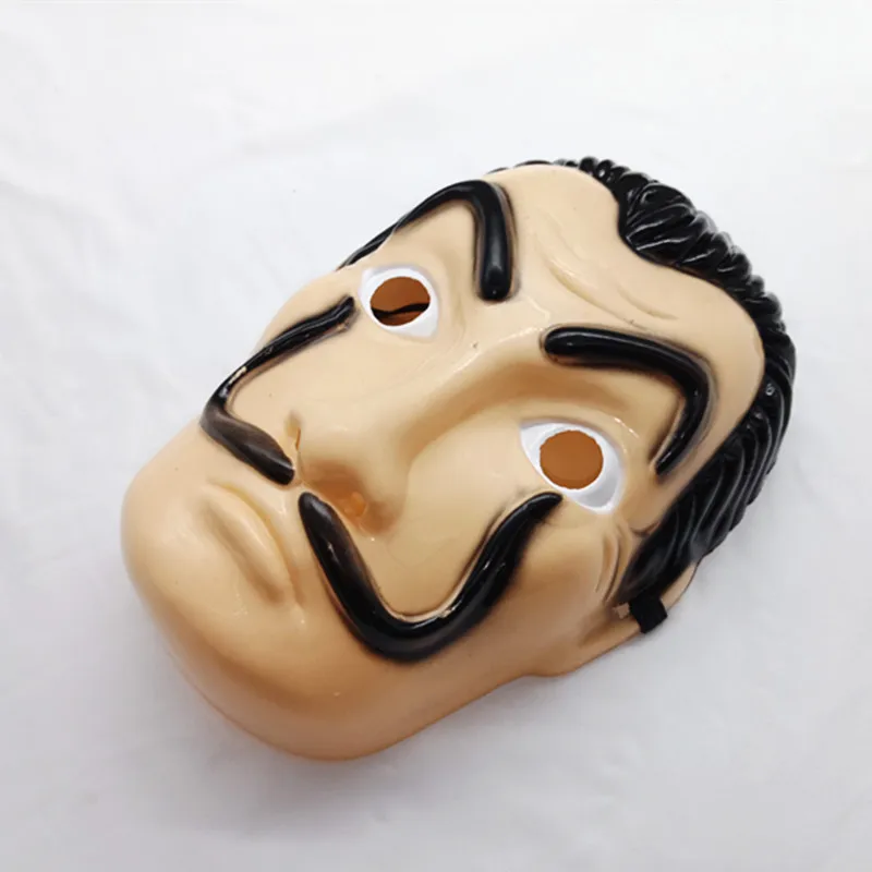 Dali пластиковая маска для хеллоуина бумажный дом La Casa De Papel Косплей украшение Маскарад забавные инструменты Novel tv