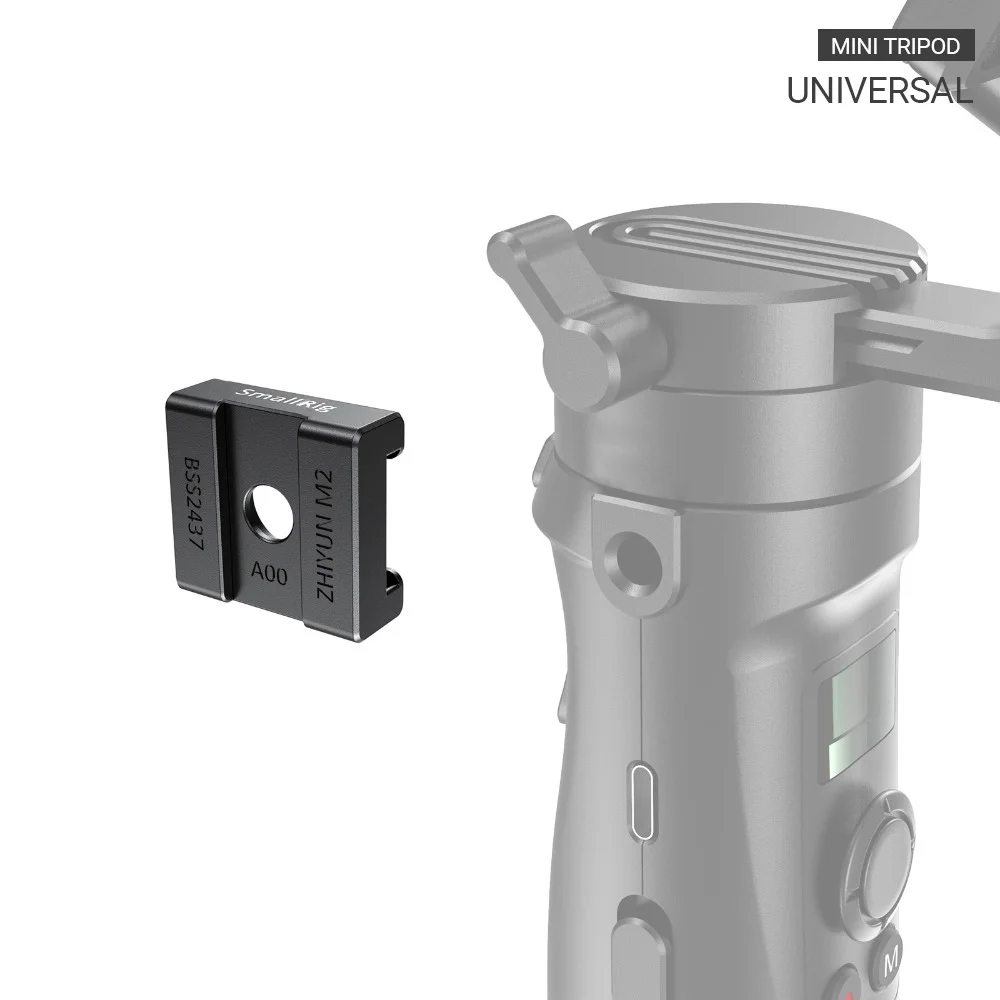 SmallRig Crane M2 Cold Shoe Mount Adapter for Zhiyun-Tech CRANE-M2 For Qucik Release Microphone Magic Arm Monitor Attach 2437