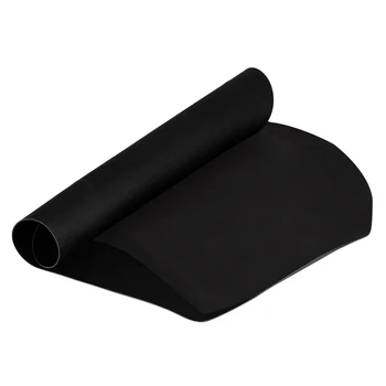 

3′x2′x1/2" Beauty Salon Semicircle Anti-Fatigue Salon Mat Black Comnfortable Back Mat High-Density Foam Pad For Home Salon