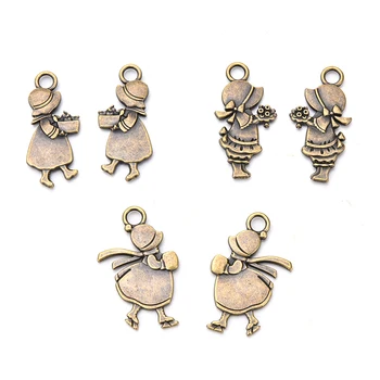 

5 Pcs/lot Bronze Color Zipper Head Zipper Pendant 3cm Metal Zinc Alloy
