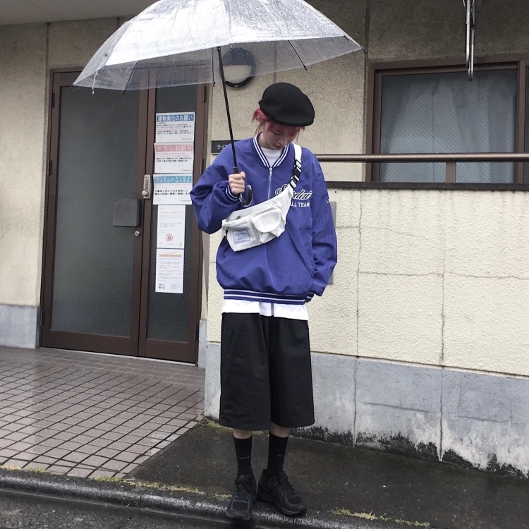 Harajuku стиль уличная поясная сумка женская нагрудная сумка из текстиля для мужчин повседневная сумка через плечо Студенческая хип хоп Уличная грудь поясная сумка