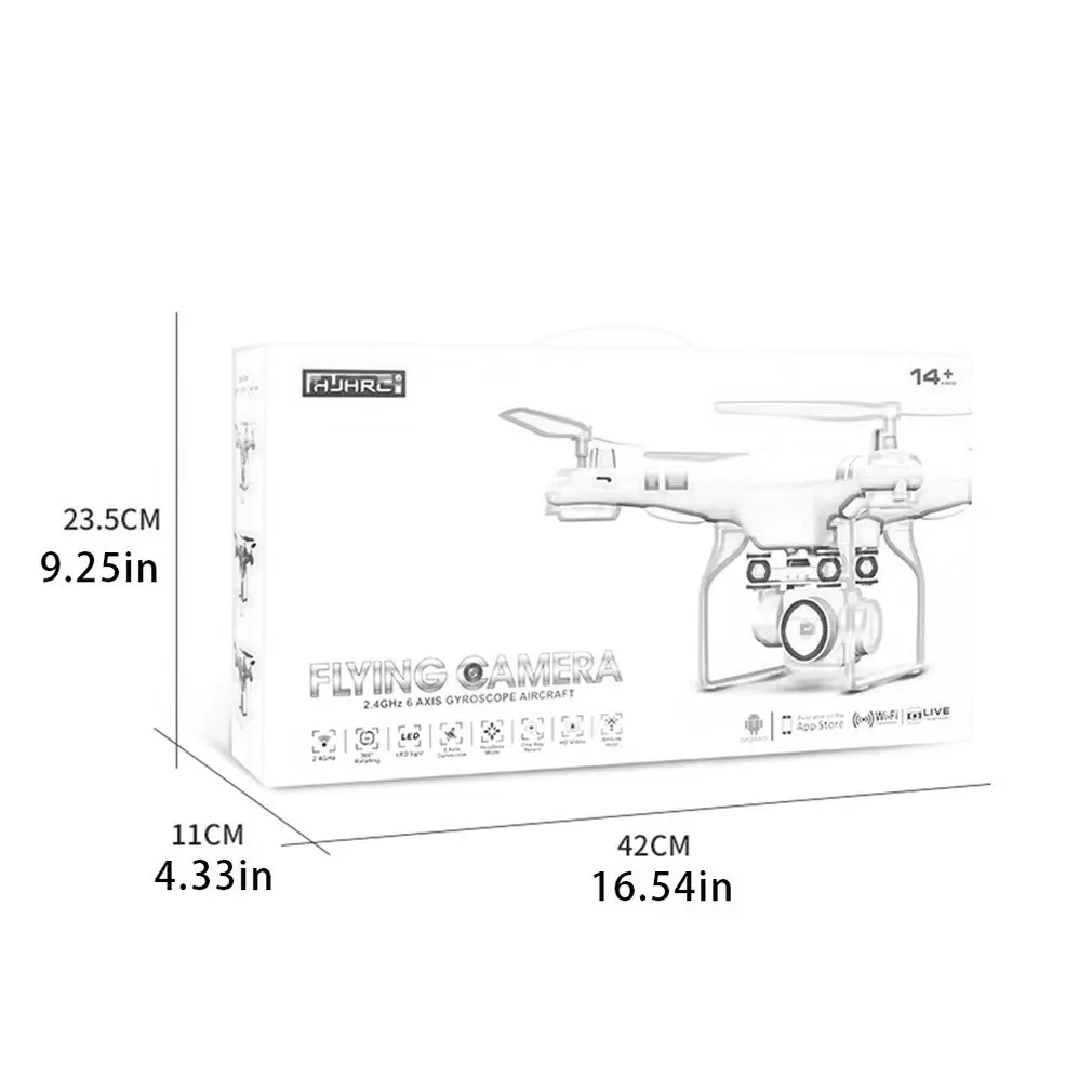 Дрон SH5HD FPV с камерой 1080P Wi-Fi, Дрон, видео в реальном времени, высота 2,4 ГГц, 4 канала, 6 осей, гироскоп, Радиоуправляемый вертолет с аккумуляторами 2/3