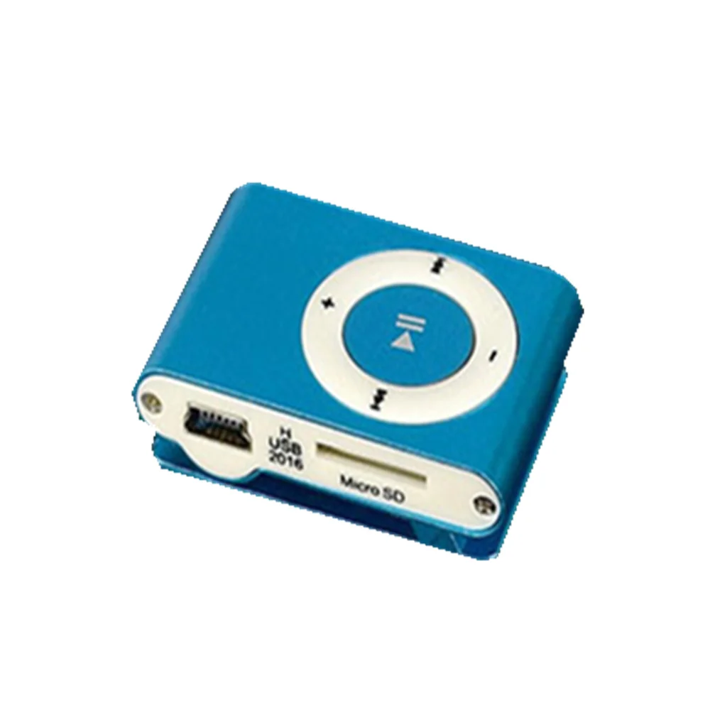 Оригинальный портативный mp3-плеер новый стильный зеркальный с клипсой