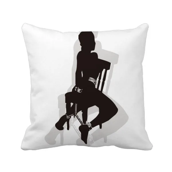 

Bound Sm Hot Beautiful Woman Throw Pillow Square Cover