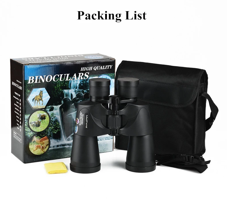 Professional Zoom Telescope HD Optical Binoculars Powerful High magnification binocular Low Light Night Vision for Hunting