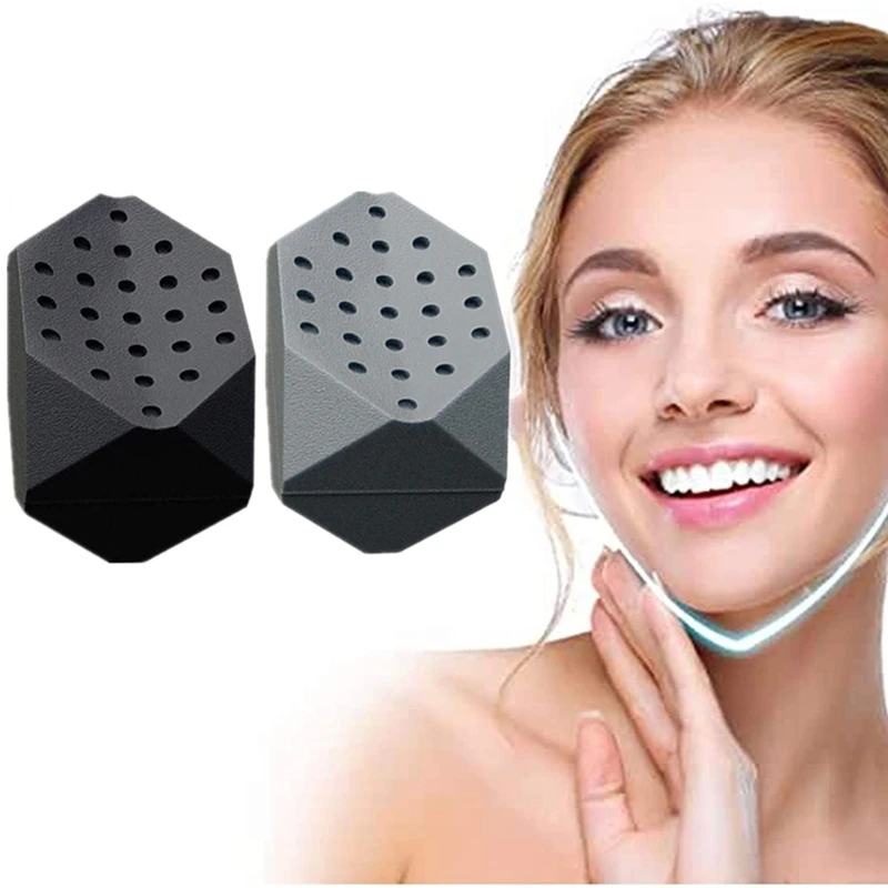 50/60Lbs Jaw Exerciser Face Neck Toning Gym Fitness Ball Chin Cheek Lifting Relieve Stress Month Muscle Training Jawline Trainer