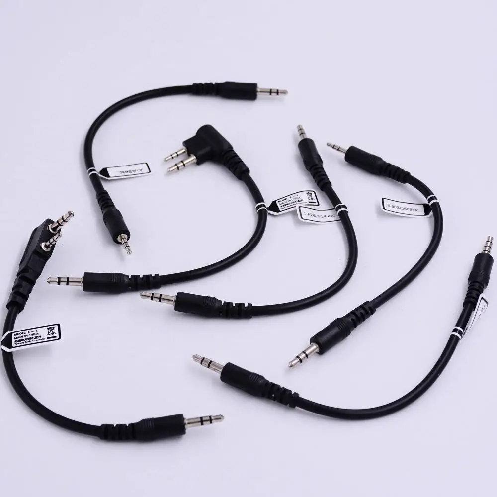 6 in 1 Programming Cable Ham Radio With CD For Motorola Baofeng Kenwood 4