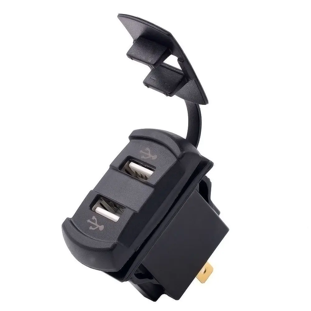 Водонепроницаемое автомобильное зарядное устройство с двумя USB портами 4 2