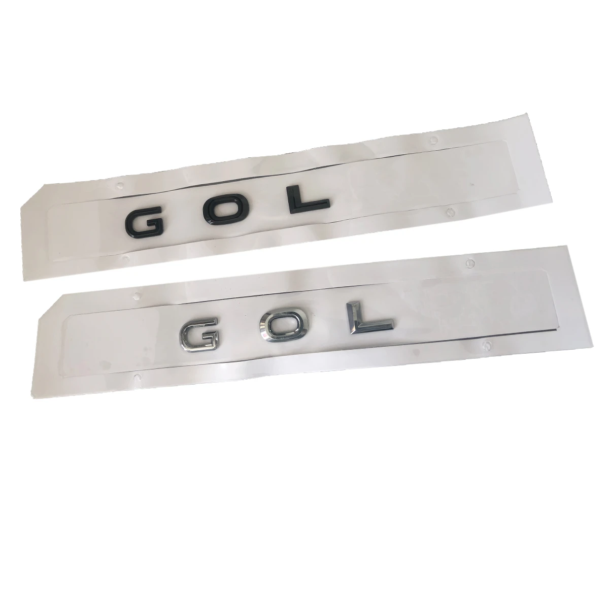 negra brillante plateada para coche, emblema de logotipo maletero cromado VW Gol GTI GLI G3 G4 G5 G6 G7 G8 2015 2021, accesorios|Pegatinas para coche| - AliExpress