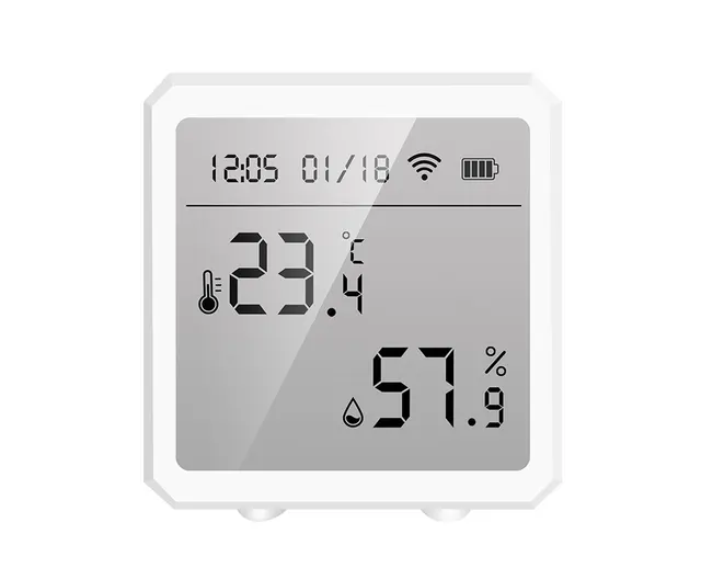 Tuya Smart WIFI Temperature And Humidity Sensor Indoor Hygrometer  Thermometer With LCD Display Support Alexa Google Assistant