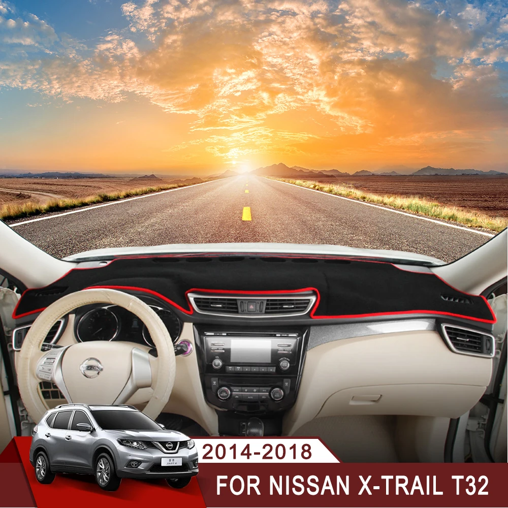 Накладка для приборной панели автомобиля коврик Nissan X trail t32 2014 2015 2016 2017 2018 LHD